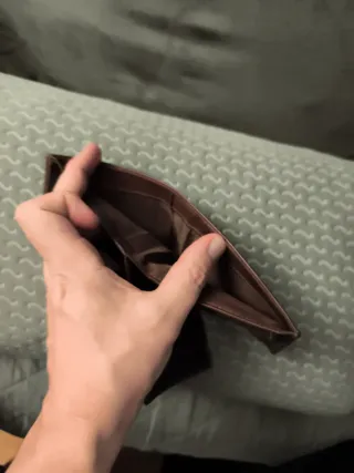 Cartera cuero pequeña