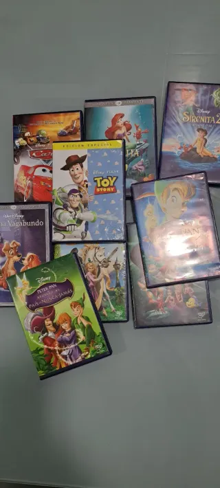 Lote 9 Películas DVD Disney