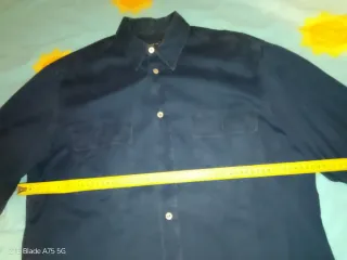 Camicia uomo blu