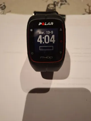 Orologio fitness Polar M400 nero