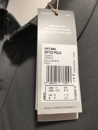 Camiseta Adidas gris sin estrenar