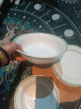 Juego de platos de cerámica