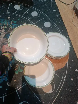 Juego de platos de cerámica