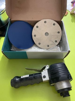 Lijadora orbital neumática