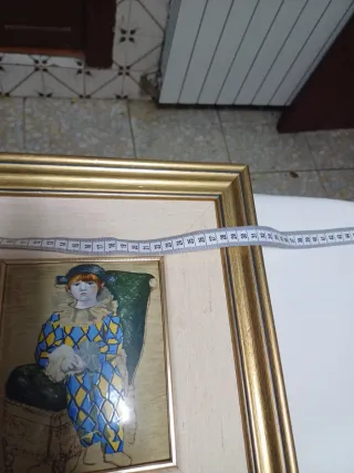 Cuadro Picasso Niño Arlequín