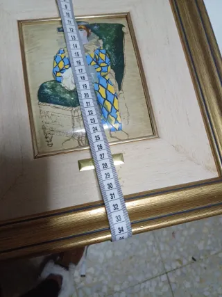 Cuadro Picasso Niño Arlequín