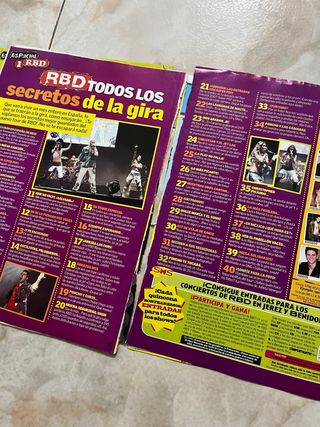 Recortables Revistas RBD