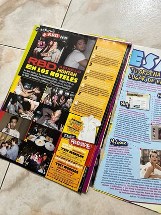 Recortables Revistas RBD