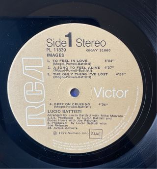 Vinile Lucio Battisti Images