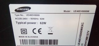 TV SAMSUNG 46 PULGADAS FHD