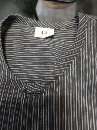 Blusón Fallero/a Talla 12 Gris