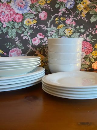 Vajilla Bidasoa 20 piezas porcelana