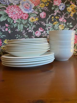 Vajilla Bidasoa 20 piezas porcelana