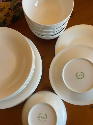 Vajilla Bidasoa 20 piezas porcelana