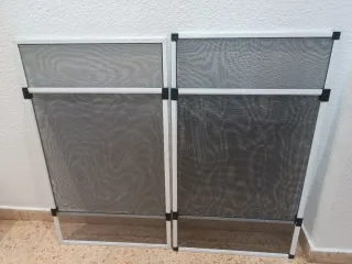 Mosquiteras correderas de aluminio blanco
