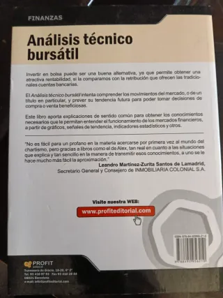 Libro. Análisis técnico bursátil. Inversores.