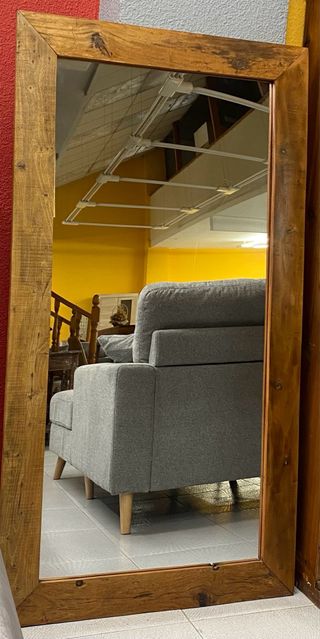 Espejo Marco Madera Pino