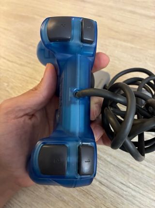 Mando / Control Playstation Azul Transparente