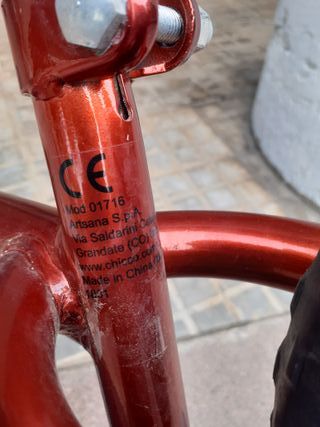 Bici infantil Chicco Red Bullet