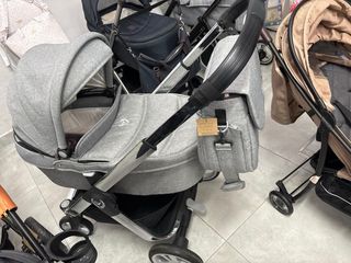 Carro de bebé gris nuevo 2 pzas 350€
