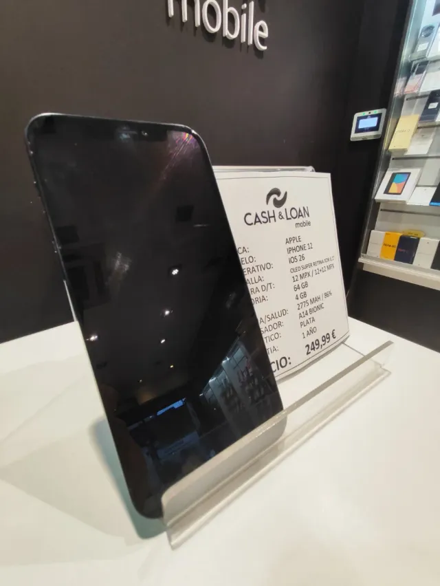 iPhone 12 64GB Negro - 1 Año Garantía