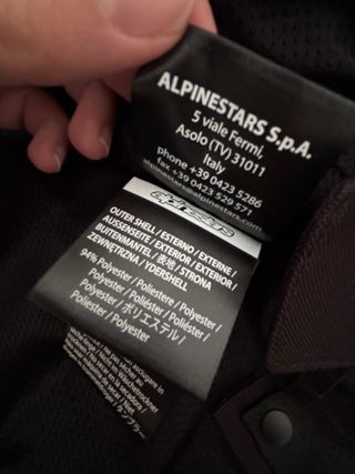 Chaqueta Alpinestars Talla XL