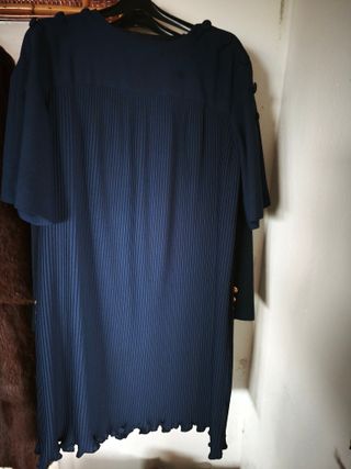 Vestido fiesta azul talla 44