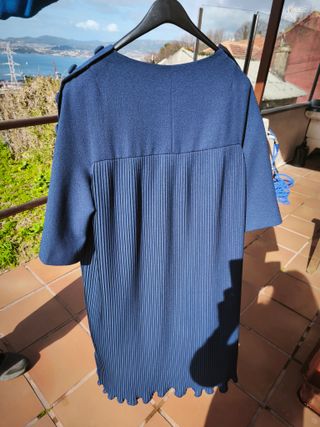 Vestido fiesta azul talla 44