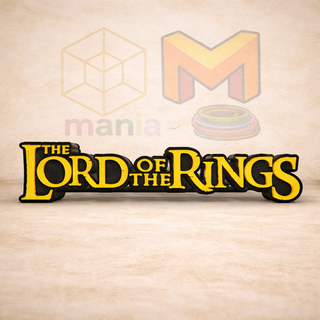 Logo / rótulo El Señor de los Anillos 3D