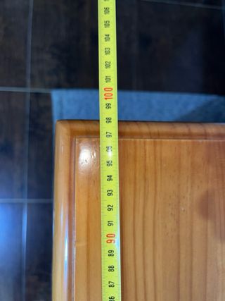 Escritorio de madera maciza