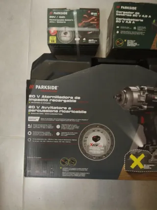 Parkside 20V Atornillador de Impacto 4 amperios