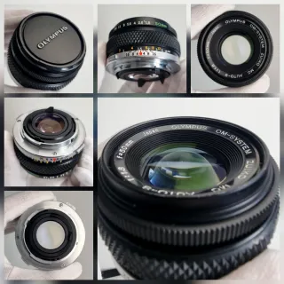 OLYMPUS OM10 Cámara analógica con MANUAL ADAPTER