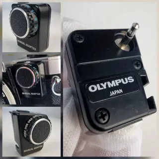 OLYMPUS OM10 Cámara analógica con MANUAL ADAPTER