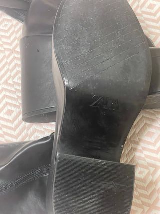 Botas Zara Plataforma Tacón temporada pasada