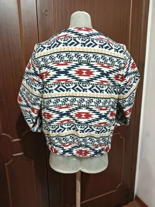 Giacca Zara etnica con zip tg S