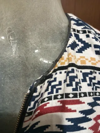Giacca Zara etnica con zip tg S