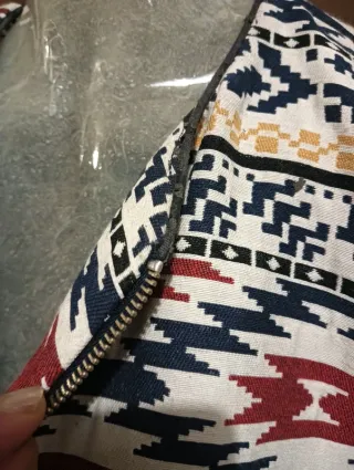 Giacca Zara etnica con zip tg S