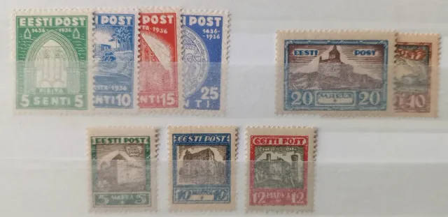 32 Sellos Antiguos de Estonia