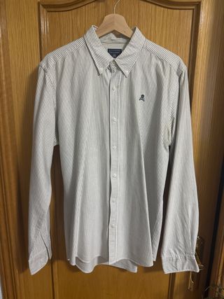 Camisa Scalpers rayas verdes talla 41