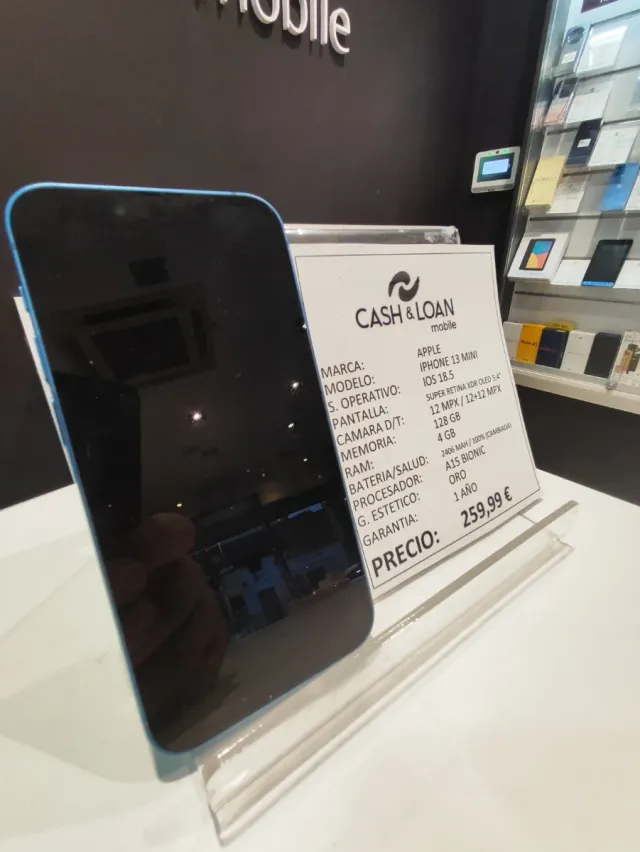 iPhone 13 mini 128GB Azul Batería