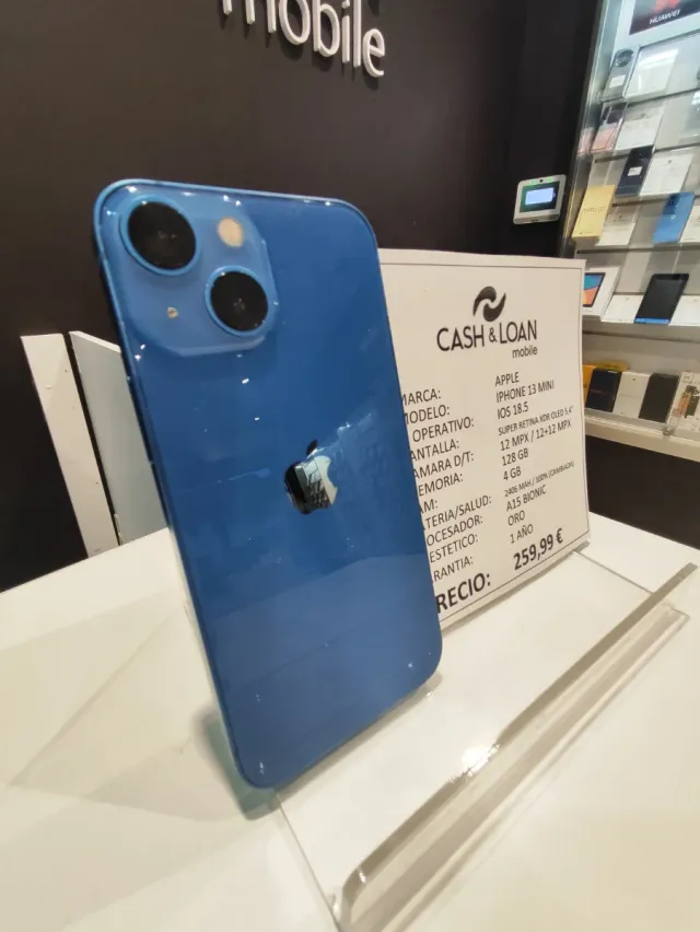iPhone 13 mini 128GB Azul Batería