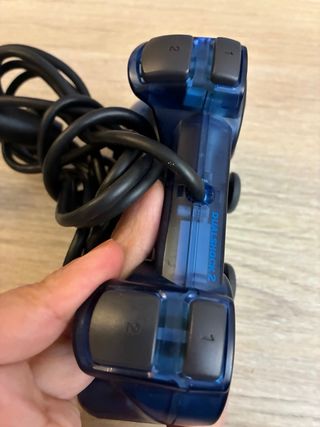 Mando / control PlayStation Azul Transparente