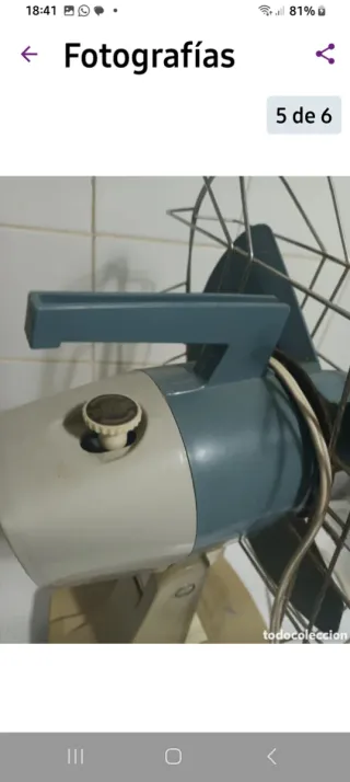 Ventilador Taurus Antiguo Años 60