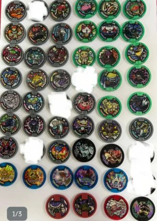 46 Medallas Yo-Kai Watch Bandai Variadas