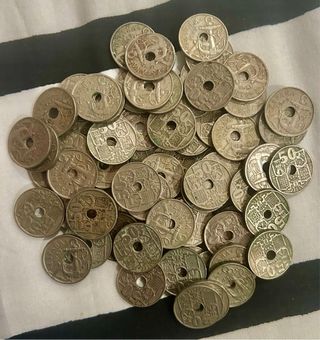 Lote 75 monedas 50 céntimos 1949