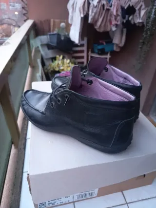 Botines Hechter piel negros talla 37