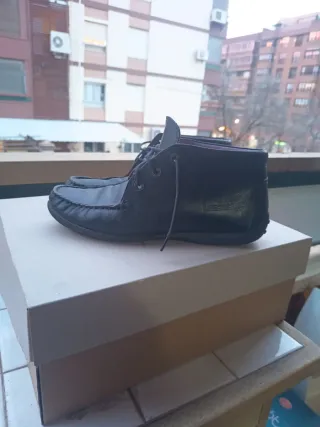 Botines Hechter piel negros talla 37