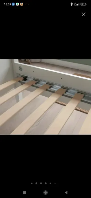 Cama Ikea 140x200 con colchón