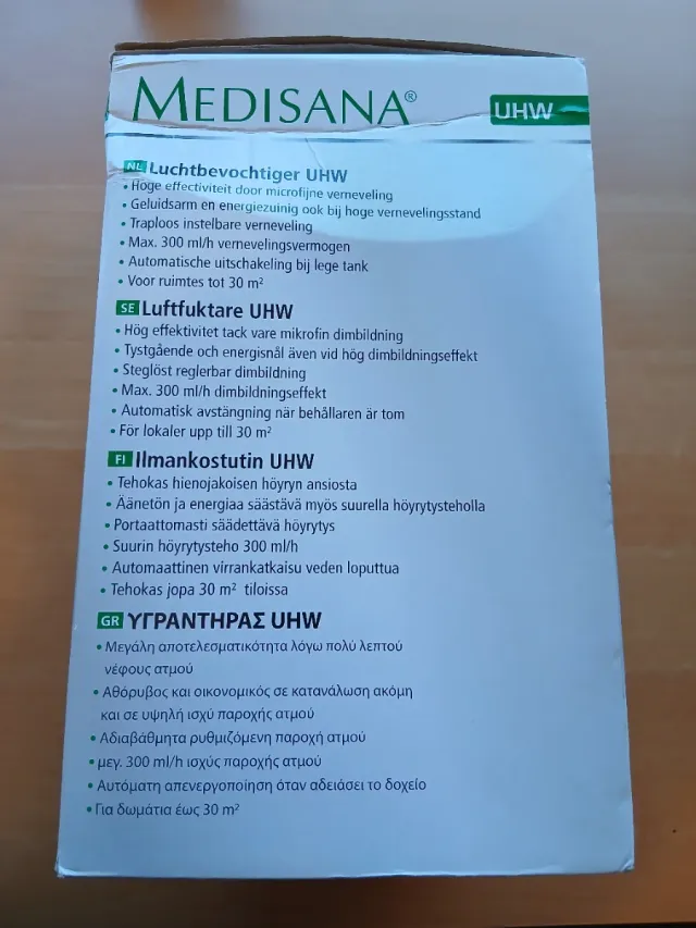 Humidificador Medisana UHW