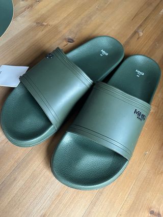 Chanclas Mango Man Verde Talla 42